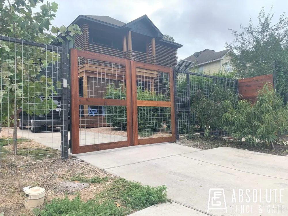Fence installation by Absolute Fence & Gate featured on Yelp