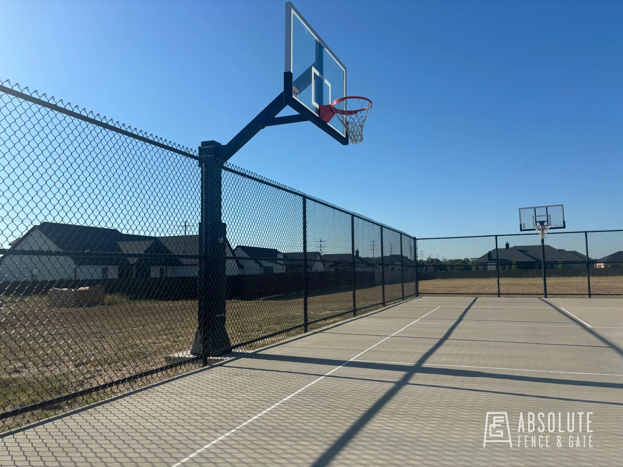 All — Chain Link Basketball Court